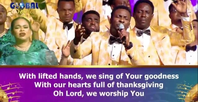 You are - with lifted hands