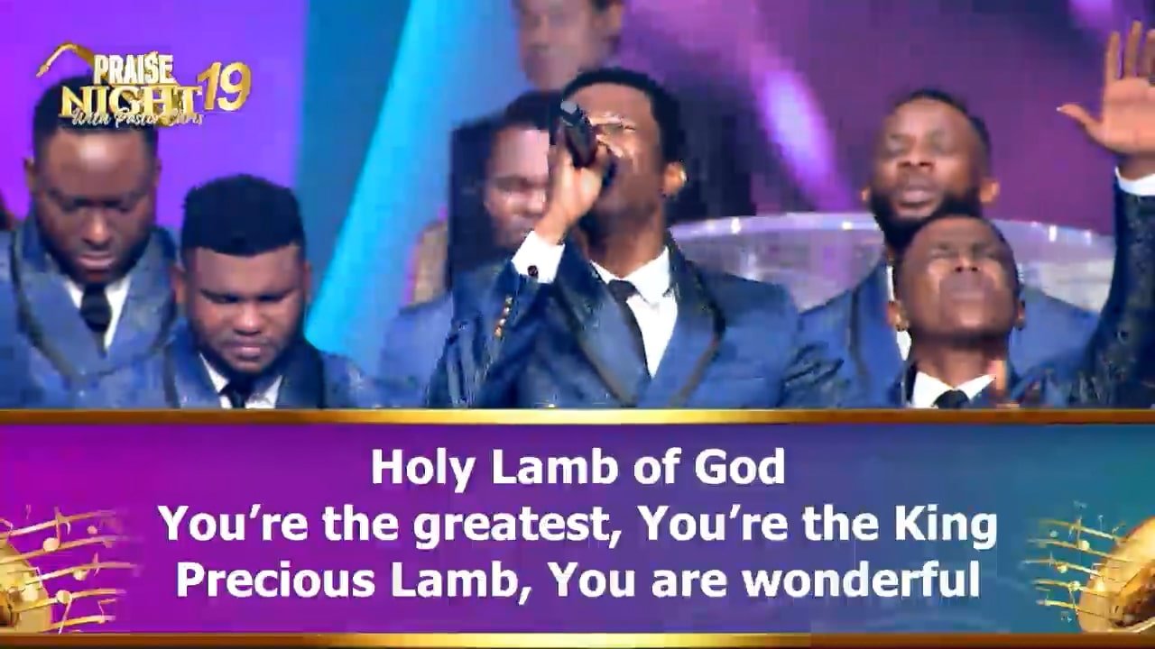 HOLY LAMB OF GOD BY PASTOR SAKI AND LOVEWORLD SINGERS PRAISE NIGHT 19